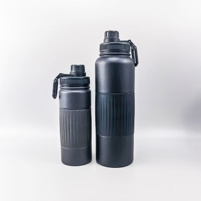Купить 550/750/960/1200/1800ML Флакон из нержавеющей стали 1,8 литровая бутылка с двойной стеной из нержавеющей стали с силиконовой ручкой online manufacture
