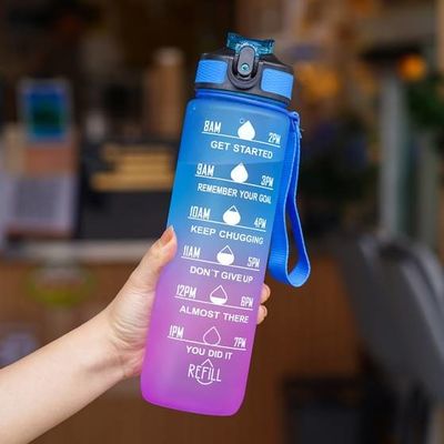 Купить 32 унции большая прозрачная бутылка без BPA для питья мотивационный маркер времени бутылка с соломой для фитнесов и любителей природы online manufacture