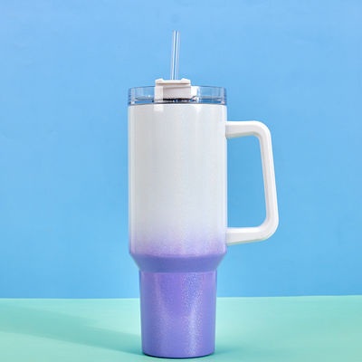 Купить 40 Oz Tumbler с ручкой держать холодный 40 часов нержавеющей стали Tumbler с крышкой и соломой двойной стены вакуум многоразового использования спортивной бутылки с ручкой путешествия кофе кружка держать горячим online manufacture