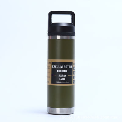 Купить 20OZ / 28OZ / 40OZ Вакуумная изоляция из нержавеющей стали Двухстенная бутылка с водой,бутылка высокой емкости для горячей или ледяной воды,чай, кофе,сок, многофункциональная в виде чашки или бутылки online manufacture