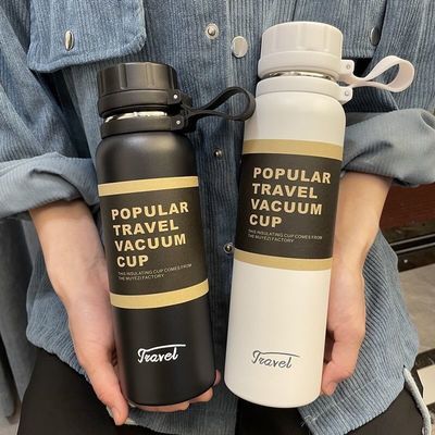 Купить Двойная нержавеющая сталь 650ml 850ml 1100ml Вакуумная бутылка Подъемная фитнесная фитнесная чашка для термального чая Изоляционная холодная производительность Спортивные мероприятия на открытом воздухе online manufacture