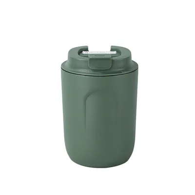 Купить Чашка для кофе из нержавеющей стали Путешественная чашка Двухстенная вакуумная чашка многоразовый кубок для автомобиля Термос с крышкой для горячего/ледяного кофе Производство в сети