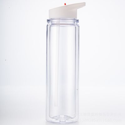 Купить Двухслойная бутылка для воды с ручкой и блестками, портативная спортивная бутылка для воды со средним слоем для вставки бутылки RAS, сертифицированная GRS Производство в сети