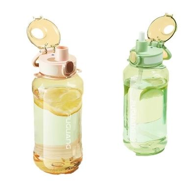 Купить 900 мл 1300 мл Бутылка с водой Большой вместимости Мужчины Портативный Тритан Пластиковый Чистая бутылка с ручкой Двойной пропускной способностью Гуманизированный дизайн Производство в сети