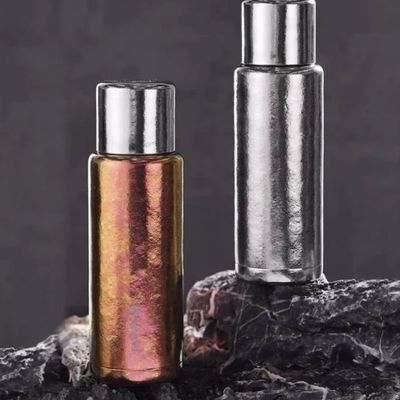 Купить Ультралегкий портативный 750 мл изолированный титановый бутылка с водой Антиоксидационная двойная стена титановая бутылка с водой доступна в серебряном синем и медном цветах Производство в сети