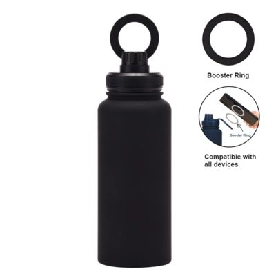 Купить New Cross-border Mobile Phone Magnetic Stand Water Cup Outdoor Large-capacity 1L Insulated Cup Stainless Steel Sports Water Bottle Производство в сети