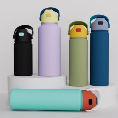 Купить Cross-border 18oz Space Bottle Stainless Steel Space Flask Insulated Pot Multi-color Series Custom Logo Water Cup Customization Производство в сети