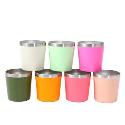 Пищевая категория 12 унций стальной чашки для кофе 8 унций стальной чашки для путешествий для машины для посудомоечной машины Безопасная без BPA Сертификация BSCI / ISO9001