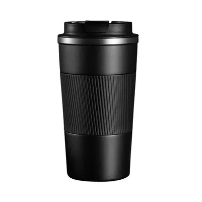 17oz Travel Coffee Mug Изолированные чашки для кофе с герметичной крышкой Вакуумные из нержавеющей стали Двухстенные термальные машины Кофейные бутылки многоразовые